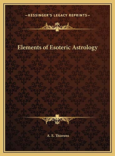 Elements of Esoteric Astrology