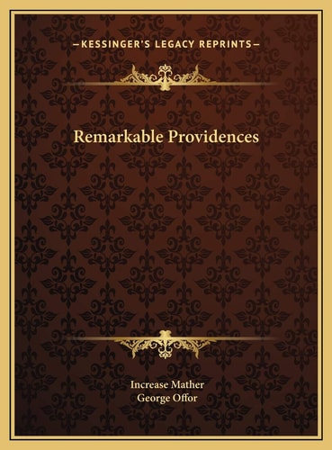 Remarkable Providences