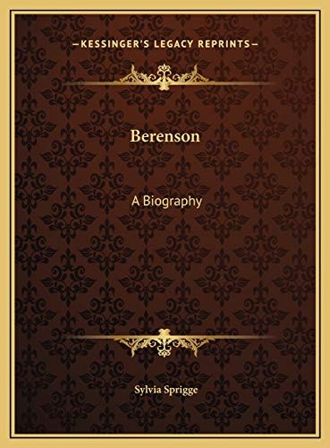 Berenson: A Biography