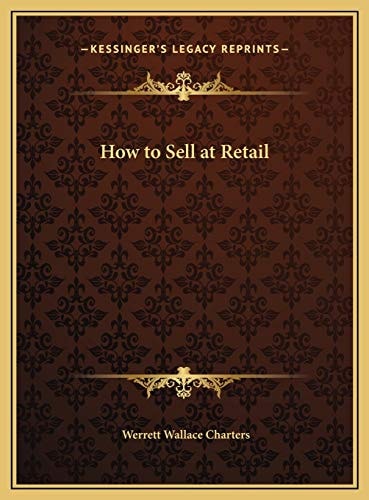 How to Sell at Retail