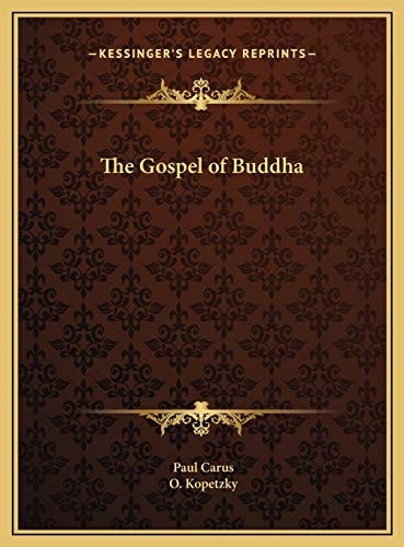 The Gospel of Buddha
