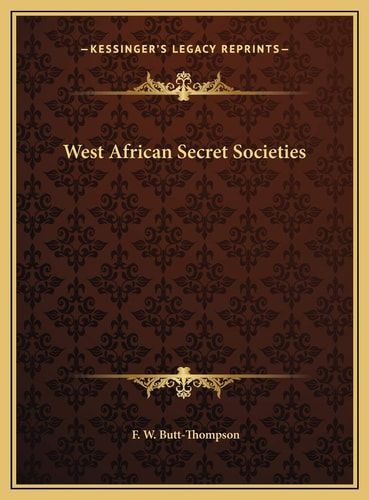 West African Secret Societies