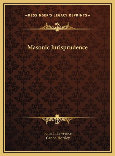 Masonic Jurisprudence