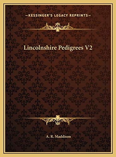 Lincolnshire Pedigrees V2