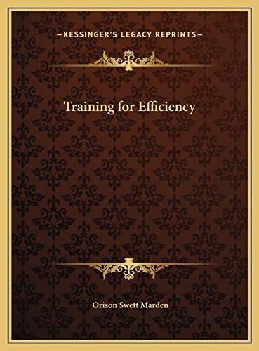 Training for Efficiency