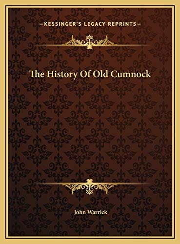 The History Of Old Cumnock