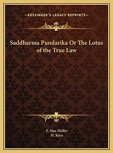 Saddharma Pundarika Or The Lotus of the True Law