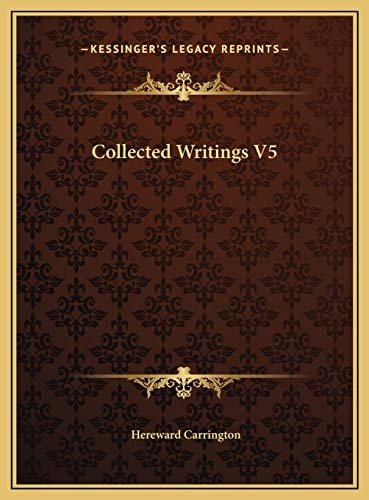 Collected Writings V5