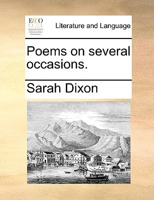 Poems on several occasions.