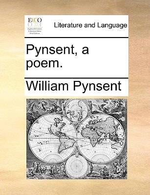 Pynsent, a poem.