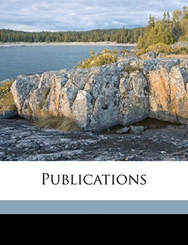Publication, Volume 13