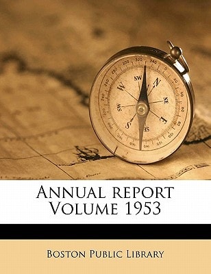Annual report Volume 1953