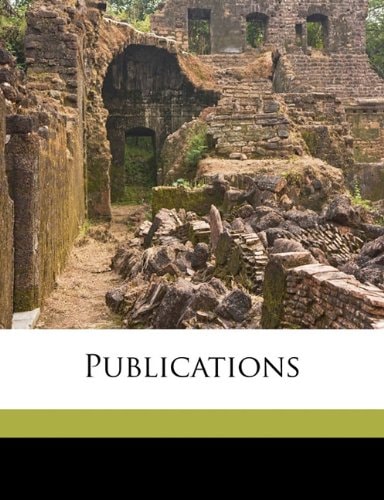 Publication, Volume ex. ser., no.4