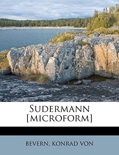 Sudermann [Microform] (English and German Edition)