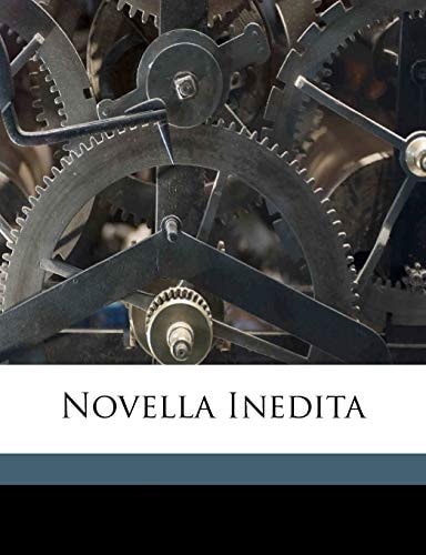 Novella Inedita (English and Italian Edition)