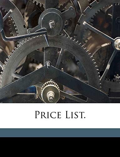 Price list.