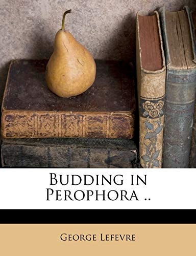 Budding in Perophora ..