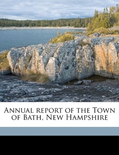 Annual report of the Town of Bath, New Hampshire Volume 1921