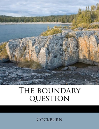 The Boundary Question