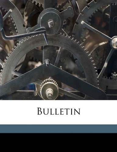 Bulletin Volume 2 pt 1