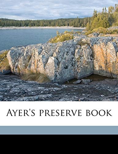 Ayer's preserve book