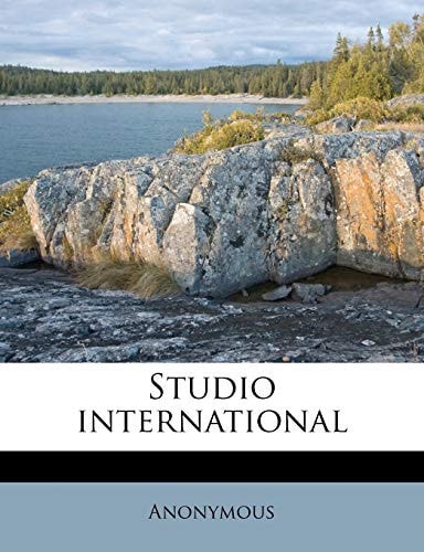 Studio Internationa, Volume 33