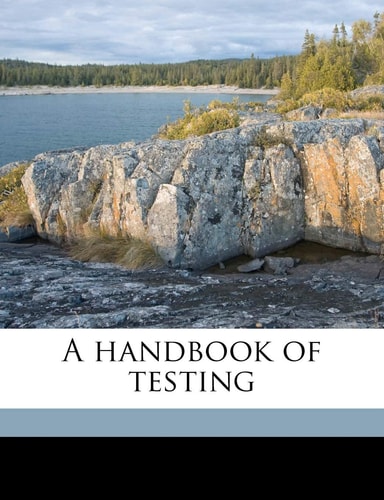 A Handbook of Testing