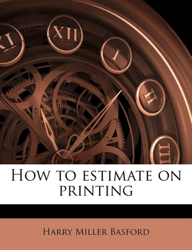 How to estimate on printing