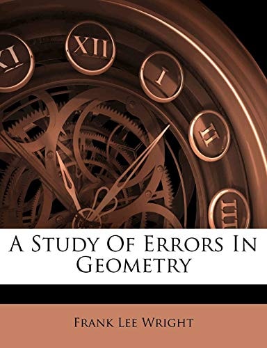 A Study Of Errors In Geometry