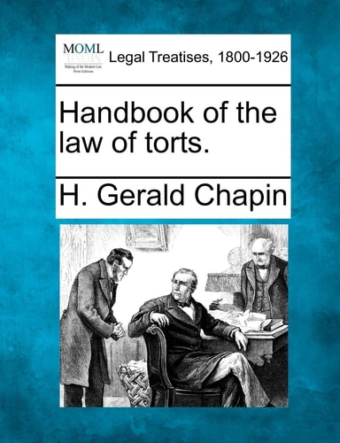 Handbook of the law of torts.