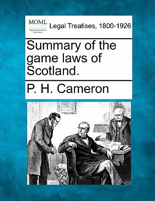 Summary of the game laws of Scotland.