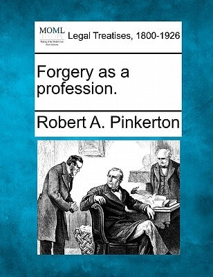 Forgery as a profession.