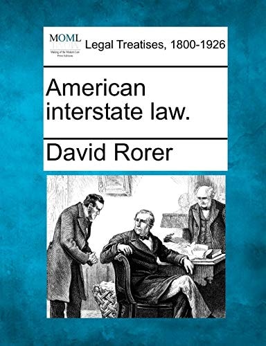 American interstate law.