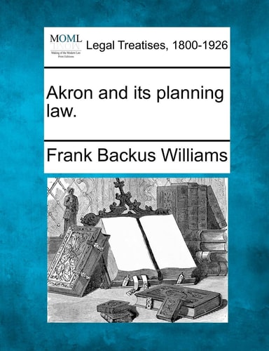 Akron and its planning law.