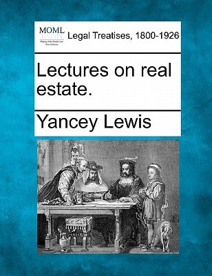Lectures on real estate.