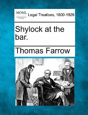 Shylock at the bar.