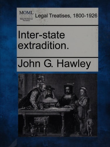 Inter-state extradition.