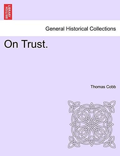 On Trust.