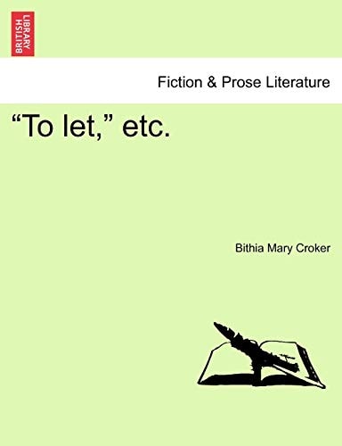 "To let," etc.