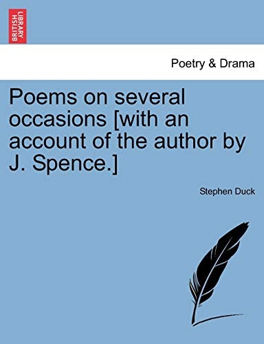 Poems on several occasions [with an account of the author by J. Spence.]