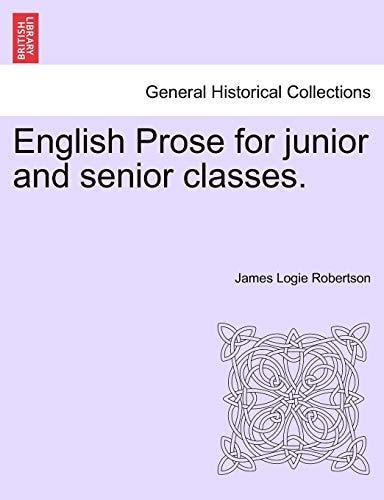 English Prose for junior and senior classes.
