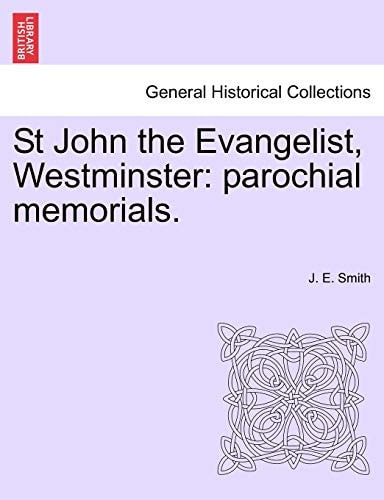 St John the Evangelist, Westminster: parochial memorials.