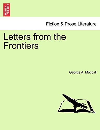 Letters from the Frontiers