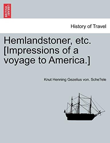 Hemlandstoner, etc. [Impressions of a voyage to America.]