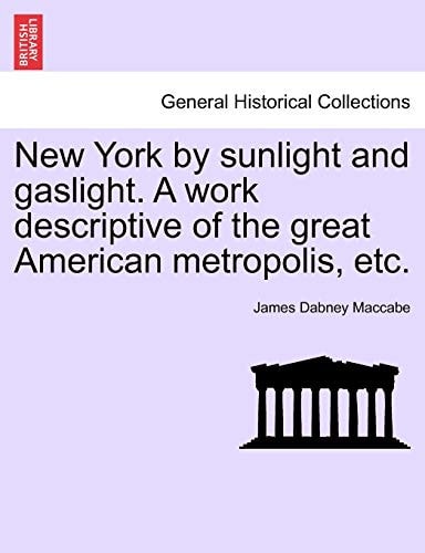 New York by sunlight and gaslight. A work descriptive of the great American metropolis, etc.