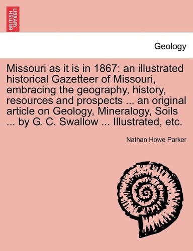 Missouri as it is in 1867: an illustrated historical Gazetteer of Missouri, embracing the geography, history, resources and prospects ... an original ... ... by G. C. Swallow ... Illustrated, etc.