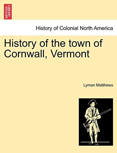 History of the Town of Cornwall, Vermont