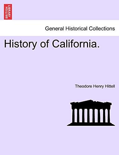 History of California. VOL. III.