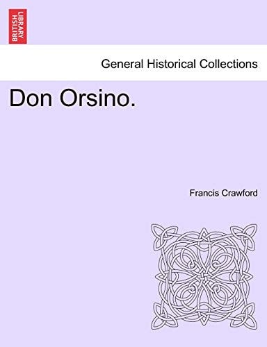 Don Orsino.