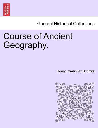 Course of Ancient Geography.